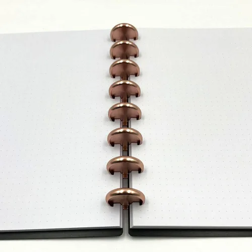 Miniatura 6 de Fromthenon - 11 discos de aluminio de alta calidad de 1.1 pulgadas para cuaderno de disco, anillos de carpeta de discos de expansión Fromthenon
