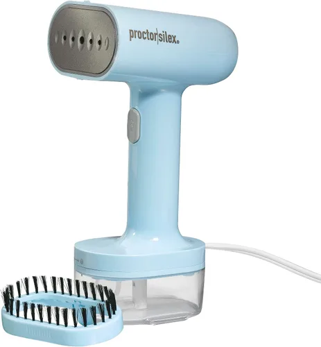 Proctor Silex Vaporizador Compacto de Viaje para Ropa y Plancha, Listo en 45 Segundos para 7 Minutos de Uso Continuo, Portátil y Ligero, Esenciales