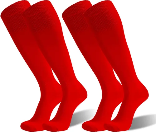 Paquete de 2 calcetines de fútbol, béisbol, sóftbol para jóvenes y adultos, calcetines multideportivos, 4 tamaños (S-XL)