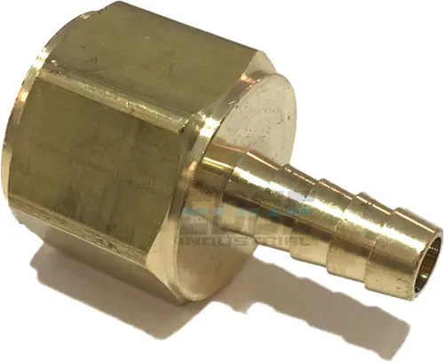 Diámetro de manguera de 3/8 pulgadas a hembra NPT FNPT FNPT de latón recto para combustible, aire, agua, aceite, gas, WOG (cantidad 01)