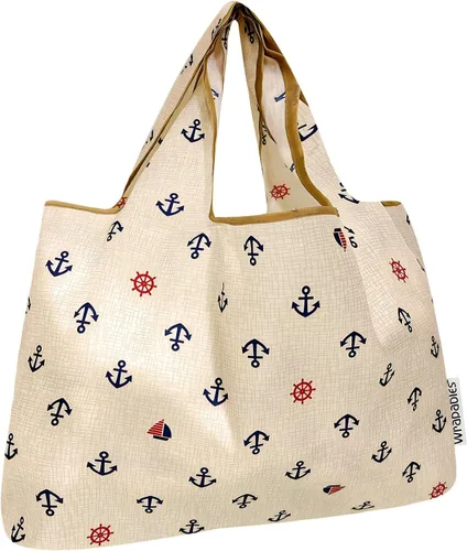 allydrew Bolsas de comestibles reutilizables de nailon plegables grandes