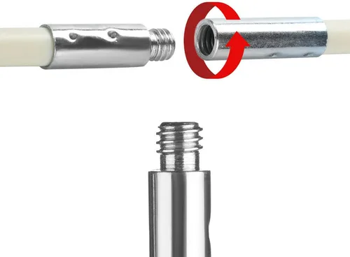 Miniatura 3 de Kit de limpieza de ventilación de secadora, kit de limpieza de conductos de secadora con 6 varillas flexibles y 1 cabezal de cepillo de nailon