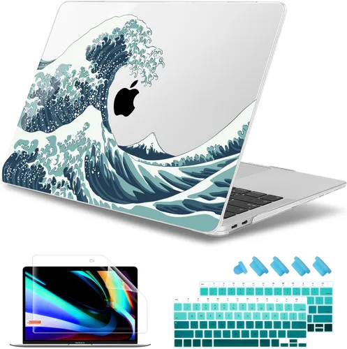 Miniatura 25 de May Chen Funda compatible con MacBook Air de 13 pulgadas 2022 2021, versión 2020-2018 Modelo: M1 A2337 A2179 A1932, carcasa rígida de plástico