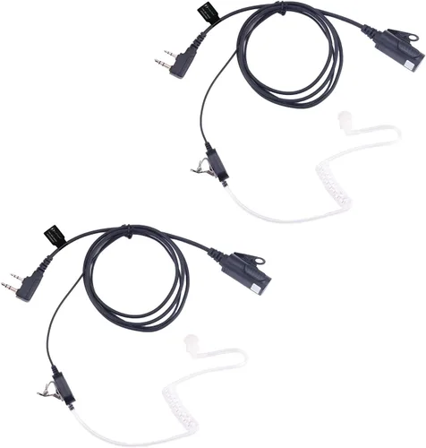 Miniatura 4 de Auricular de vigilancia Auricular de tubo acústico con micrófono compatible con radio bidireccional Kenwood