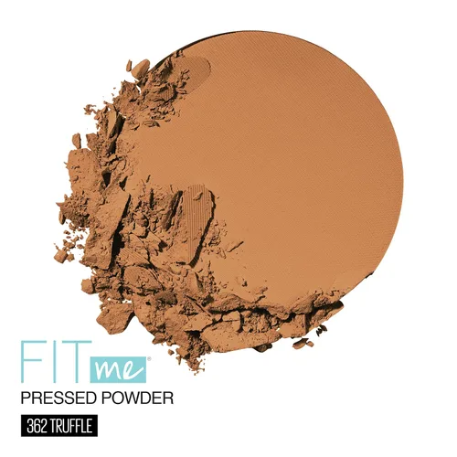 Miniatura 4 de Maybelline Fit Me Matte + Poreless - Maquillaje facial prensado en polvo, trufa, 1 unidad (paquete de 2)