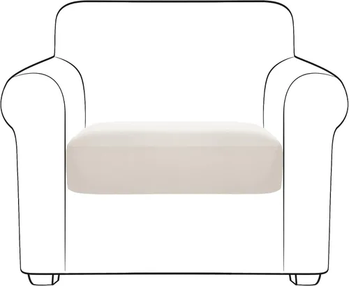 Miniatura 66 de Yates Home Funda de cojín de piel sintética para sofá, impermeable, elástica, para asiento de caravana, sofá biplaza, protector de muebles, funda