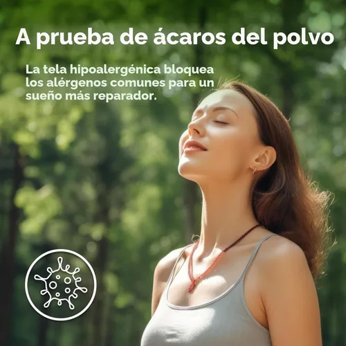 Miniatura 3 de El sistema de defensa para dormir original. Resistente al agua / chinches de cama / a prueba de polvo y ácaros. Recubrimiento de colchón con cierre