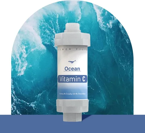Miniatura 12 de 8 filtros de ducha de vitamina C para filtro de agua dura, accesorios de baño para ducha, bañera, lavanda, jazmín, té blanco, océano, melocotón