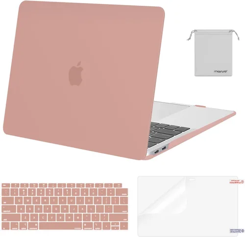 Miniatura 14 de MOSISO - Funda rígida y de plástico compatible con MacBook Air de 13 pulgadas versión 2022, 2021-2018, A2337 M1 A2179 A1932; con cubierta