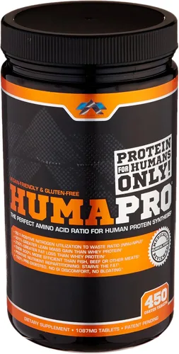 Miniatura 4 de Matriz de proteínas formulado para seres humanos Humapro de ALR Industries, menos residuos. Gana masa muscular magra., ALR1018/1588/1501, 1, 1