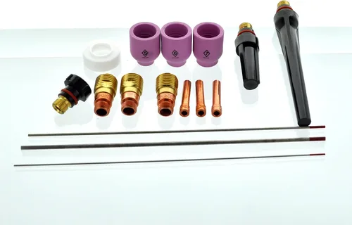 Miniatura 3 de CK SGL-KITM Kit de accesorios TIG, lente de gas rechoncho, 4GL, 1/16, 3/32, 1/8