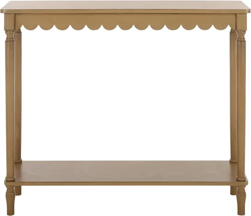 SAFAVIEH Home Collection Haven French Country Farmhouse - Mesa consola marrón desierto para entrada, sala de estar, vestíbulo
