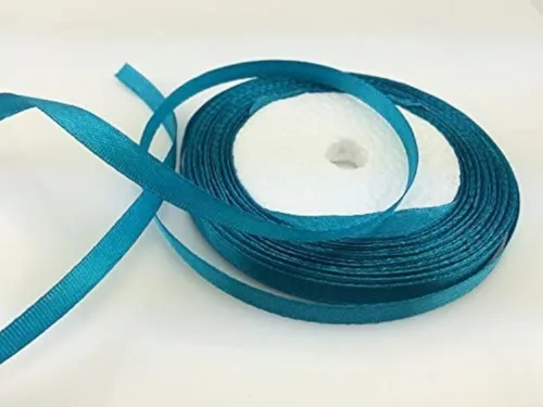 Miniatura 5 de Cinta de satén de color sólido 1/4", 25yds