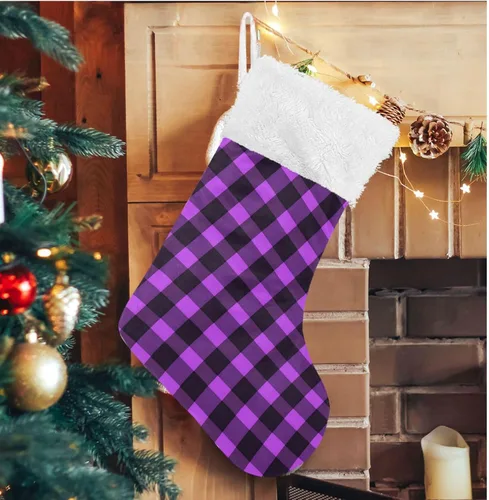 Miniatura 16 de ALAZA Medias de Navidad divertidas con muñeco de nieve agitando la mano, clásicas, decoraciones grandes personalizadas para la familia, temporada