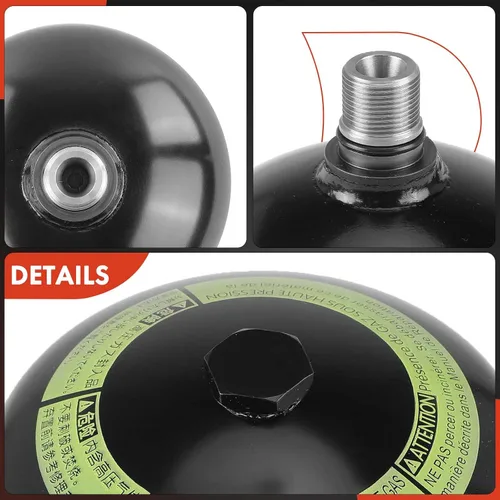 Miniatura 7 de A-Premium Acumulador de suspensión delantera compatible con Toyota Land Cruiser 2008-2021 y Lexus LX570 2008-2021, lado del conductor