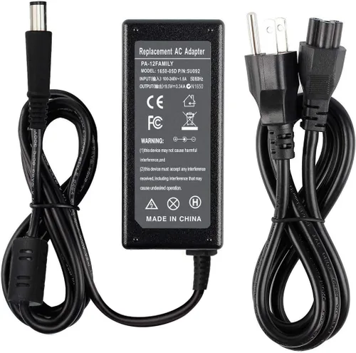 Cargador adaptador de CA de 19.5V 3.34A 65W compatible con Dell inspiron 15R N5010 N5110 N7010 N4010 5521 5537 15 3520 3521 3531 3537 14 3421 5421 1