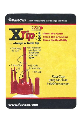 Miniatura 3 de FastCap 2P-10 XTIP. Multicap X-Tip para botellas de pegamento FastCap de 10 oz. (One XTIP)