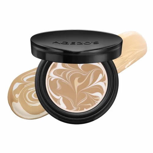 Miniatura 35 de [Tamaño mini] AGE20'S Signature Essence Pact 13C Base de cojín coreana vegana Paquete de 1 Base crema, acabado húmedo y brillante, cobertura