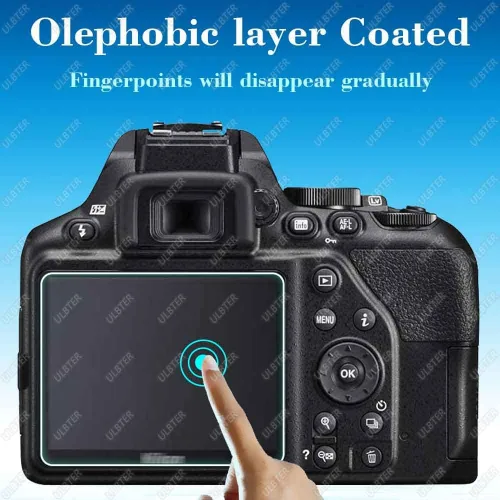 Miniatura 4 de ULBTER Protector de pantalla aplicable para cámara Nikon D3500 D3400 D3300 D3200 D3100 y cubierta de zapata caliente, [2+3 unidades] 9H dureza