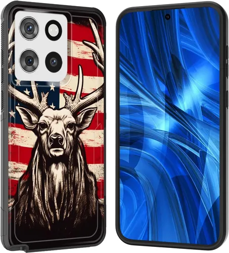 Miniatura 67 de Funda para Moto G 5G 2023, [probada en caídas de grado militar], resistente, resistente, resistente, a prueba de golpes, funda protectora