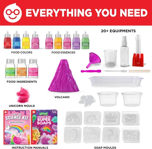Miniatura 5 de Doctor Jupiter Juego de Regalo Super Science Conjunto de 'Kit de Primera Ciencia para Niñas', 'Princess Super Soaps' para niños de 4+ años Ideas
