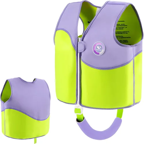 Miniatura 7 de Pottwal Chaleco de natación para niños - Chaqueta de natación - Hecho de neopreno y EPE - con correa ajustable en la entrepierna Verde