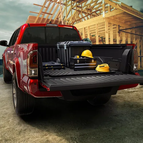 Miniatura 9 de OEDRO Tapete para cama de camioneta compatible con Toyota Tundra 2022-2025 2026, accesorios de 6.5 pies, línea de vehículo, protección para todo