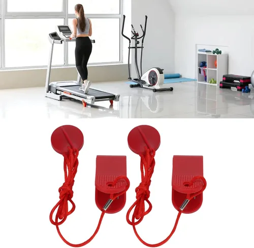Miniatura 5 de Pilipane Cinta de correr universal con imán de seguridad, cinta de correr universal, bloqueo magnético de parada de emergencia, accesorios