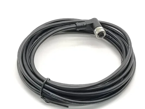 Miniatura 14 de Elecbee Conector M12 A-Code Cable sobremoldeado de ángulo recto de cabeza hembra única (cable de 3 pines de 16.4 ft/16.4 pies)