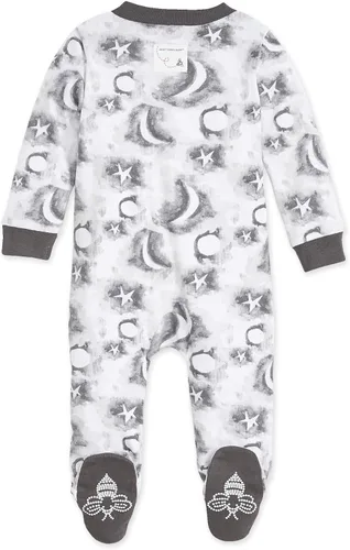 Miniatura 2 de Burts Bees Baby - Pijama de una pieza de 100 algodón orgánico con cremallera frontal mameluco de bebé para dormir