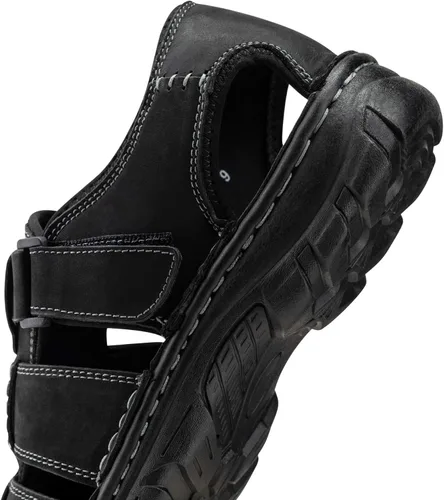 Miniatura 3 de Jousen Men's Sandals Leather Open Toe Beach Sandal Outdoor Summer Sport Sandals