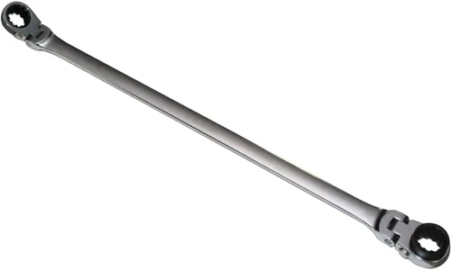 Miniatura 15 de Mountain Llave de trinquete reversible universal de caja doble de 0.512 x 0.591 in; diseño de 90 dientes, largo, flexible, reversible; MTNRM1315