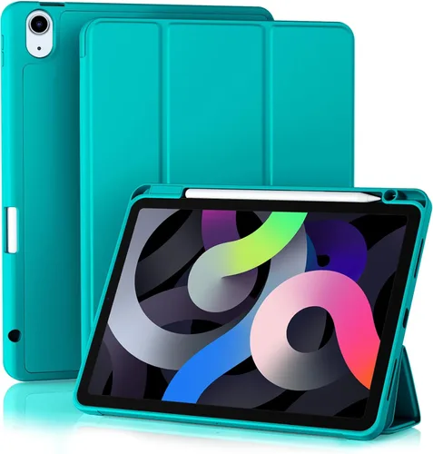 Miniatura 19 de Akkerds Funda compatible con iPad Air de 11 pulgadas de 7ª/6ª generación (M3/M2) 2025/2024, para iPad Air de 5ª/4ª generación de 10.9 pulgadas Rosa
