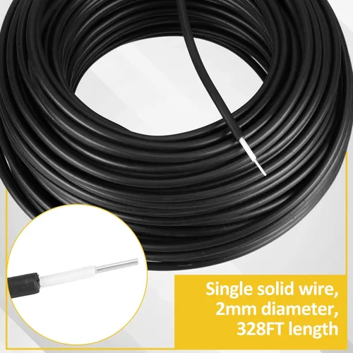 Miniatura 3 de Kanayu Cable eléctrico para valla de doble aislamiento, cable duro subterráneo de doble aislamiento, cable de núcleo de valla eléctrica subterránea