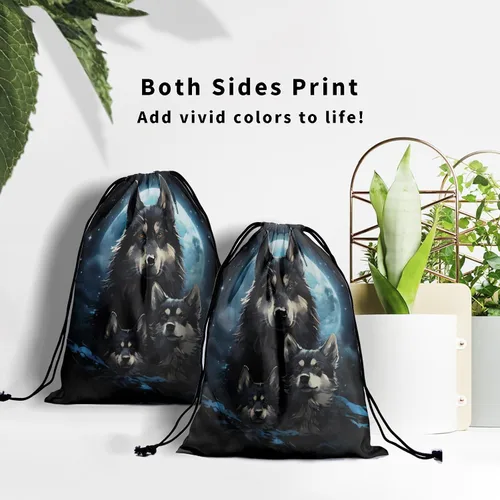 Miniatura 98 de Bolsa de agarre de gimnasia de piel de animal, bolsa de gimnasia con cordón ajustable, bolsa de cuerda para fauna silvestre, Mariposas Galaxy