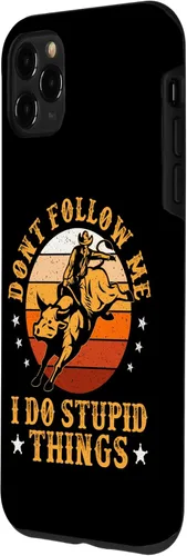 Miniatura 29 de Carcasa vintage para iPhone XS Max Don't Follow Me I Do Stupid Things