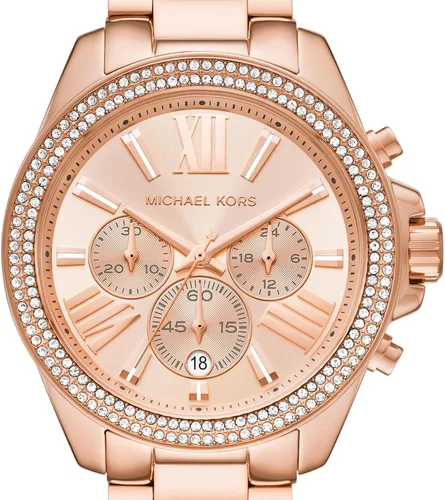 Miniatura 4 de Michael Kors Whitney - Reloj de acero inoxidable con detalles ostentosos