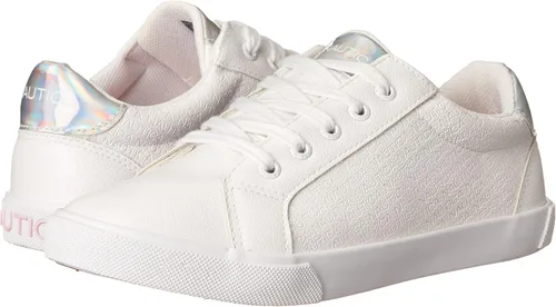 Miniatura 7 de Nautica Zapatillas de deporte de moda para niñas y niños - Zapatos bajos para niños zapatillas de tenis con cordones y sin cordones