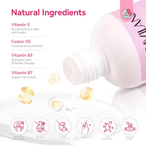 Miniatura 4 de SAVILAND Juego líquido de polvo de inmersión: 0.7 fl oz Ultimate Nail Dip System Essentials Liquid Base de inmersión de gran capacidad, activador