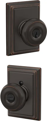 Miniatura 96 de SCHLAGE Lock Company F10GEO625ADD Colección Addison SCHLAGE - Pomo de paso, cromo brillante Cromado brillante