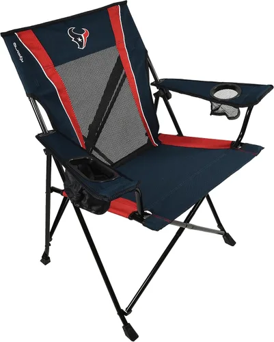Kijaro Dual Lock Pro - Silla plegable para ventilador deportivo, 26 pulgadas de largo x 35.5 pulgadas de ancho x 37 pulgadas de alto, Houston Texans