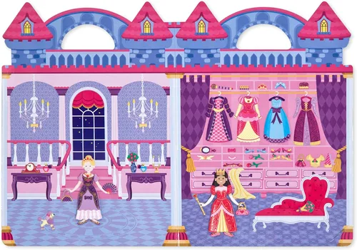 Miniatura 4 de Melissa & Doug Princesa Puffy, juego de adhesivos, Juego de calcomanías infladas - princesa, 1, Azul