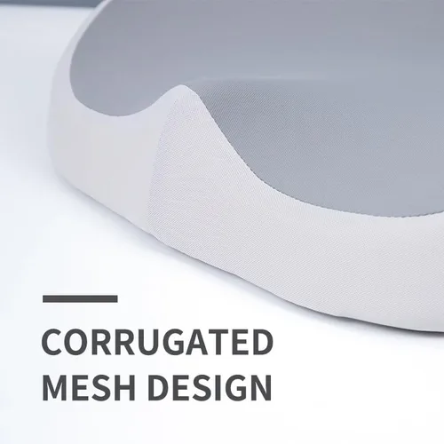 Miniatura 7 de Cojín de asiento de espuma viscoelástica y almohada de apoyo lumbar para silla de oficina, almohadilla ergonómica antideslizante para alivio