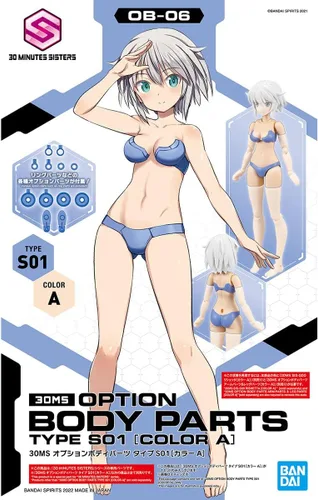 Bandai Hobby - 30 Minute Sisters - Partes de Cuerpo Opcionales Tipo S01 [Color A]