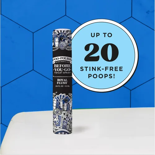 Miniatura 8 de Poo-Pourri Before-You-Go - Aerosol para inodoro, color Royal Flush, tamaño de viaje, 0.3 onzas líquidas, eucalipto y menta verde