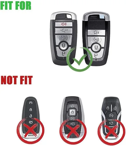 Miniatura 2 de Funda de metal de aleación de zinc para Ford Fusion F150 F250 F350 F450 F550 Edge Explorer Escape Mustang