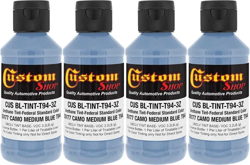 Miniatura 49 de Revestimiento personalizado de 300 ml (color negro metálico) de Urethane Tint concentrado para tintar camión cama revestimiento – Proporcionado