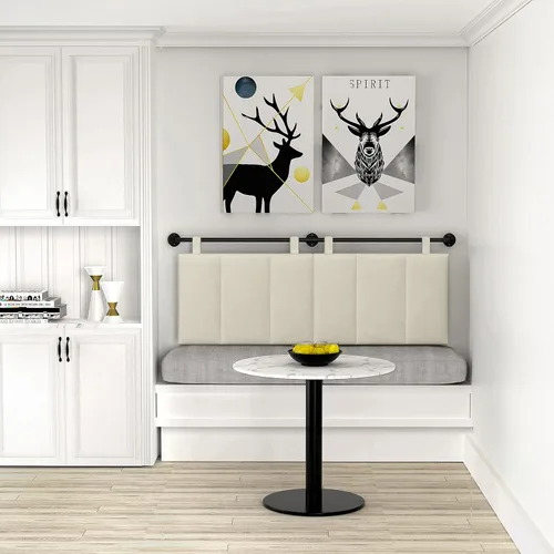 Miniatura 3 de BSHOMGI Cabecera, Cabeceras Tamaño Queen Montadas en Pared Cabecera de Cama con Cabeceras Solamente Altura Ajustable Beige Cabeceras para Dormitorio