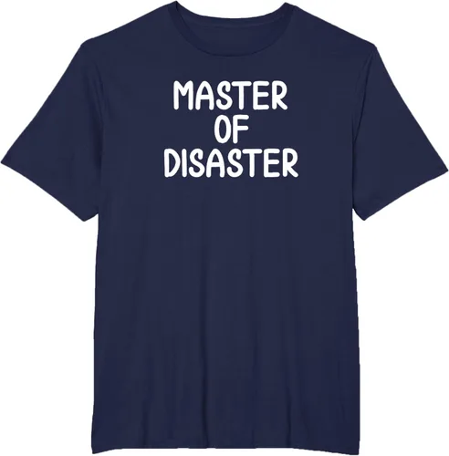Miniatura 17 de Camiseta divertida con texto en inglés "Master Of Disaster
