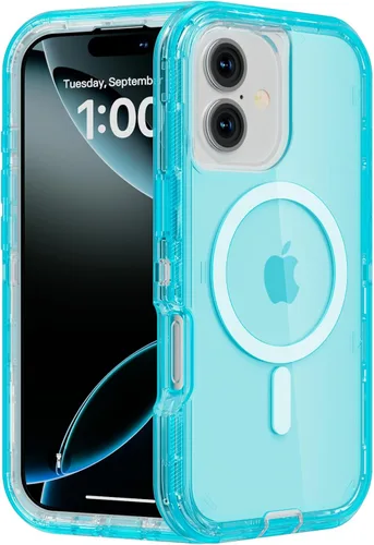 Miniatura 65 de Follaroma para iPhone 17 Pro Max, Funda Compatible con MagSafe, Funda Magnética Transparente de Doble Capa, Funda Resistente Anti-Caída y a Prueba